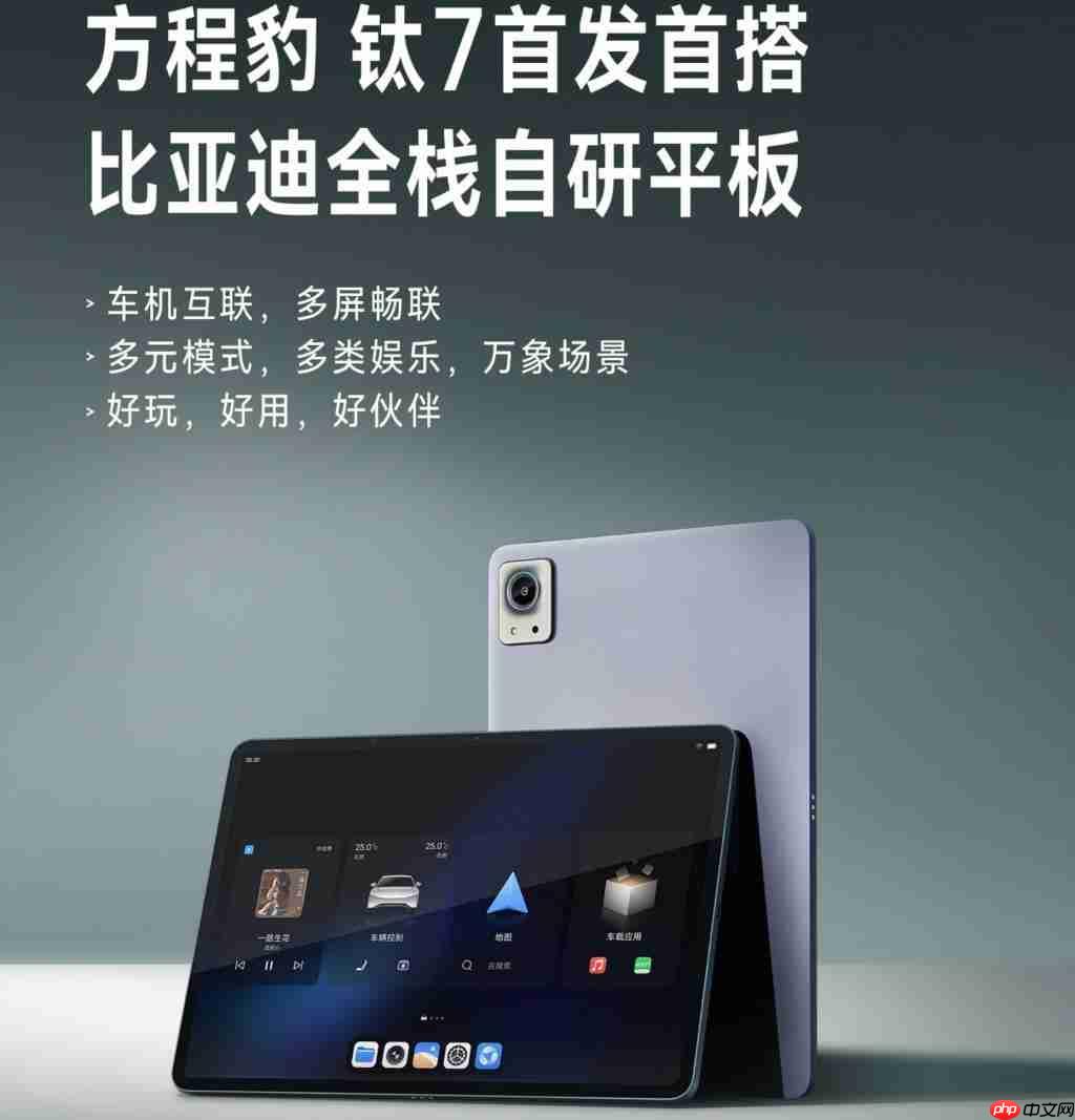 “全栈自研”,比亚迪平板跑分出炉:联发科 MT8626
