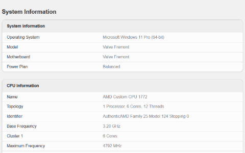 Valve新主机信息曝光！性能相比Steam Deck显著提升