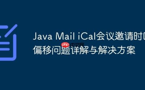Java Mail iCal会议邀请时区偏移问题详解与解决方案