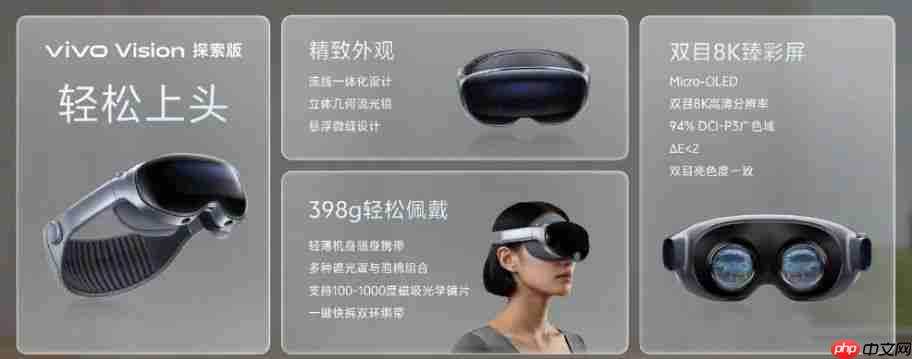 vivo Vision 探索版 MR 头显发布,影像战略全面升级