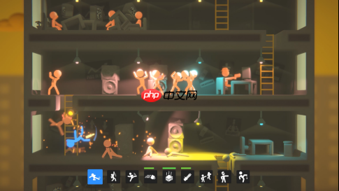 拳打职场,脚踢上司!物理乱斗新作《打工火柴人》现已狂暴上线Steam