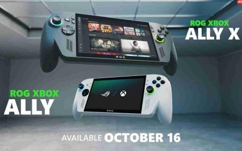 ROG Xbox Ally和ROG Xbox Ally X将于10月16日发售