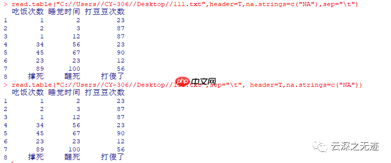 R读取TXT