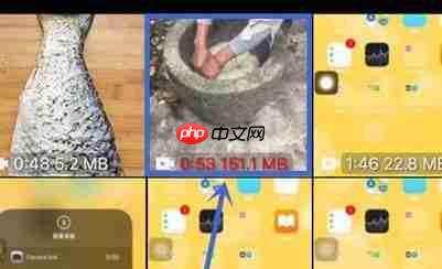你选择的视频文件过大无法发送的解决方法(iphone)