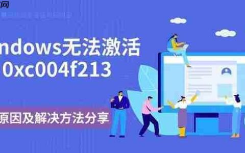 Windows无法激活0xc004f213 原因及解决方法分享