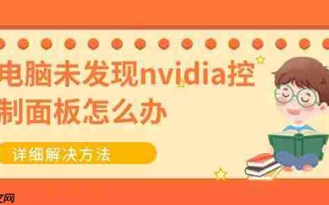 电脑未发现nvidia控制面板怎么办 详细解决方法