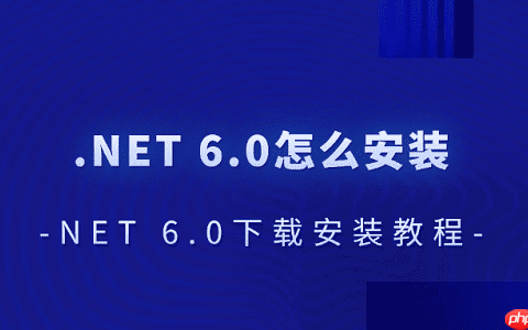 .NET 6.0怎么安装 .NET 6.0下载安装教程