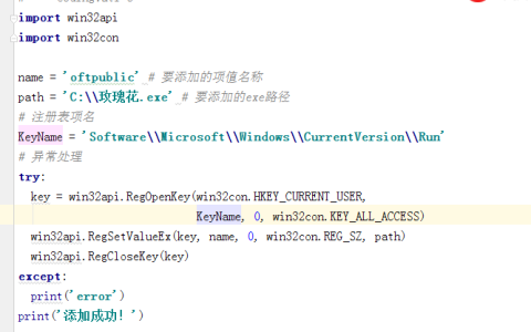 python实现电脑开机自启动某软件，你懂的！