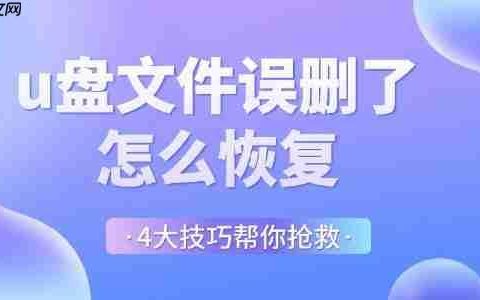 u盘文件误删了怎么恢复 4大技巧帮你抢救丢失文件