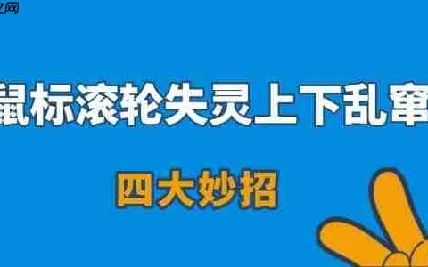 鼠标滚轮失灵上下乱窜怎么办 四大妙招