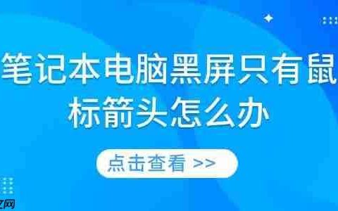 笔记本电脑黑屏只有鼠标箭头怎么办 6种方法帮你快速修复