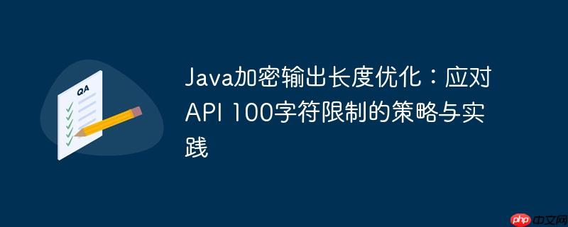 Java加密输出长度优化:应对API 100字符限制的策略与实践