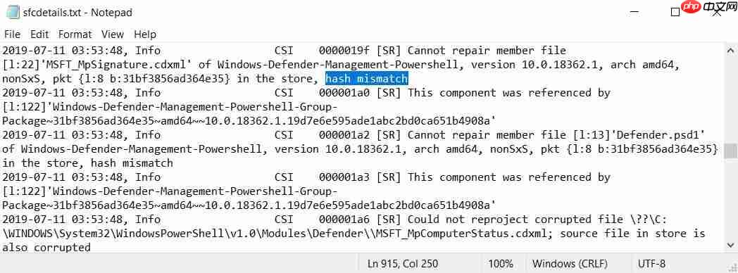 微软承认Win10用户使用sfc/scannow命令导致无法运行的问题