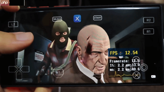 手机玩《给他爱5》实拍视频：使用PS3模拟器