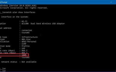 Win10专业版要检查WiFi信号强度的方法