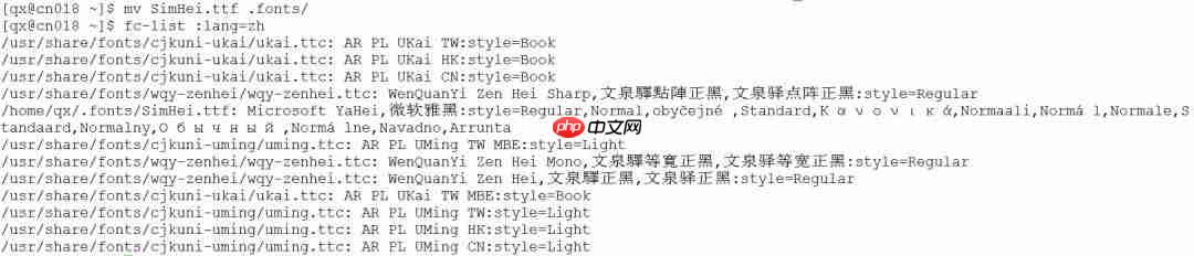 彻底解决matplotlib中文乱码