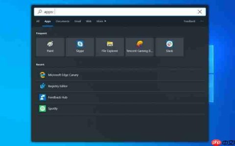 启用Win10的沉浸式搜索栏的技巧