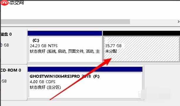 win10为什么c盘不能扩展卷