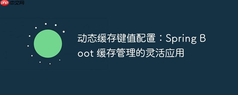动态缓存键值配置：Spring Boot 缓存管理的灵活应用