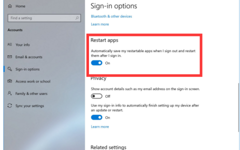 Win10 20H1最新Build 18965版本 管控重启功能