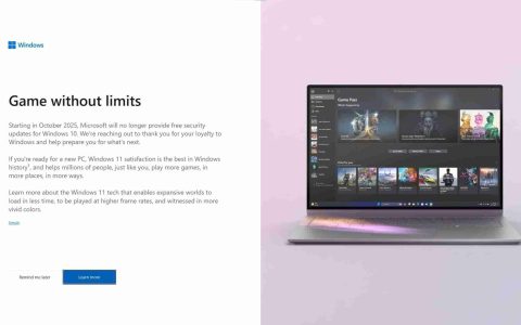 微软加大宣传攻势，推送更多 Win10 用户升级到 Windows 11 系统