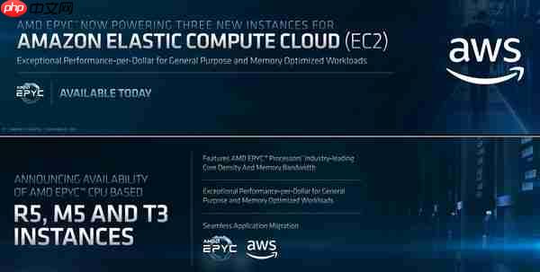 AMD EPYC霄龙历史性突破:正式登陆亚马逊AWS