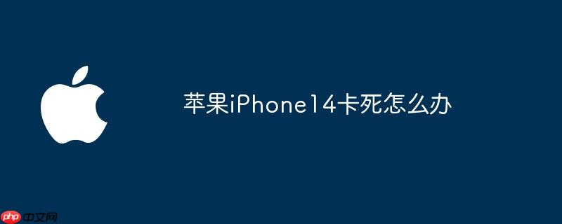 苹果iphone14卡死怎么办