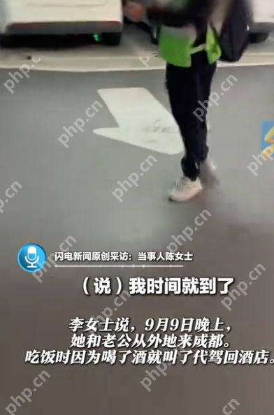 成都一代驾司机停车占用两车位,女车主恐有诈起争执 - 创想鸟