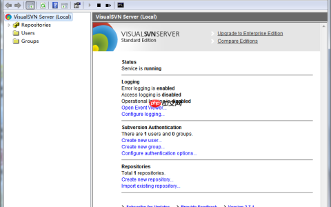 推荐Windows下SVN服务器端和客户端工具软件