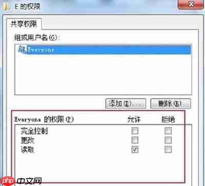 Win7电脑设置共享磁盘的方法