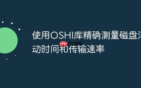 使用OSHI库精确测量磁盘活动时间和传输速率