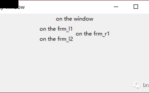 Tkinter Frame