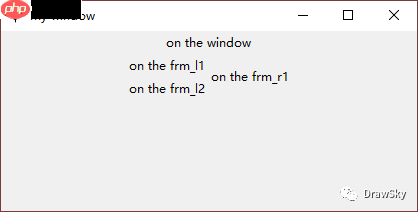 Tkinter Frame
