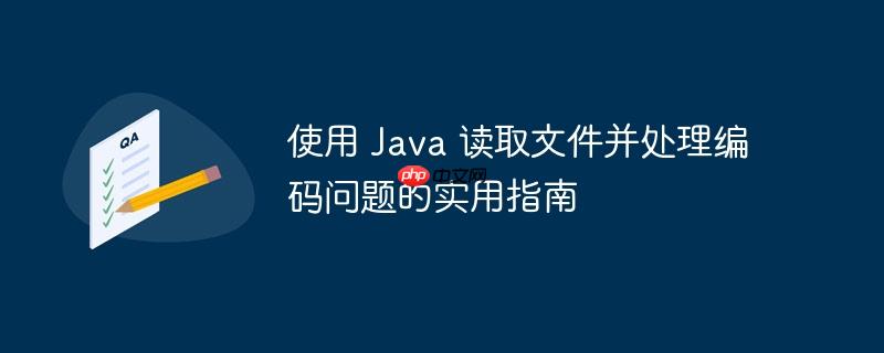 使用 java 读取文件并处理编码问题的实用指南