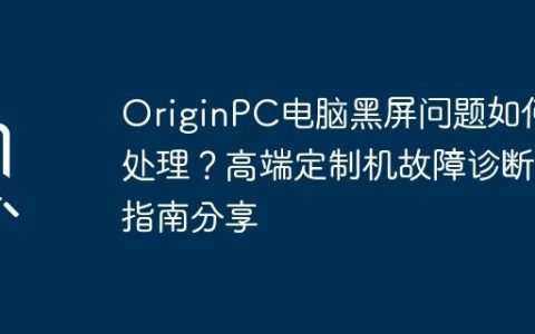 OriginPC电脑黑屏问题如何处理？高端定制机故障诊断指南分享
