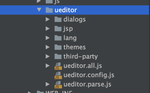 Mac+IDEA+百度富文本UEditor