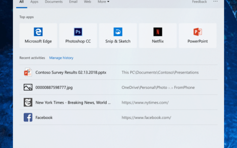 Win10 1903启用增强搜索功能的技巧