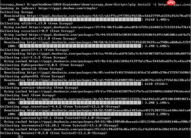 在windows下如何新建爬虫虚拟环境和进行Scrapy安装