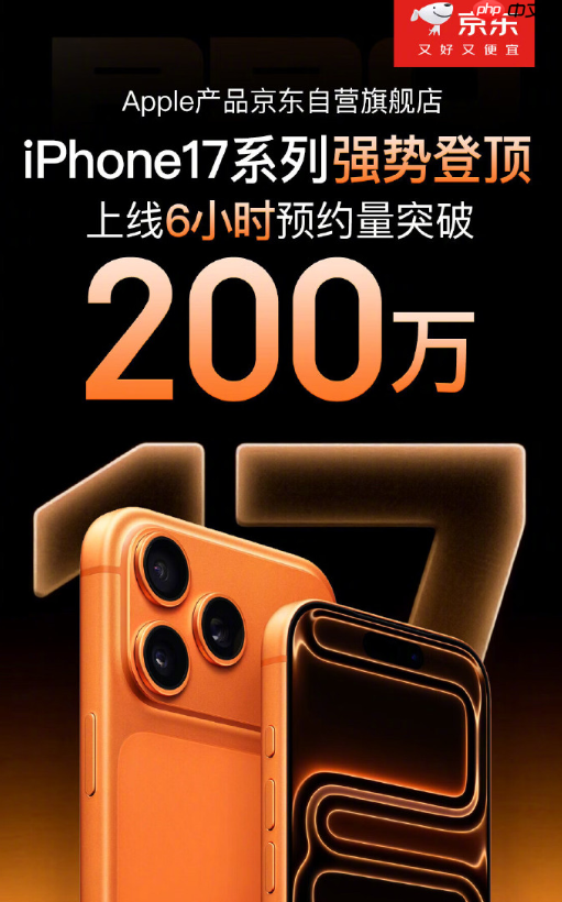 iphone 17系列京东预约人数超420万:牙膏挤爆的标准版最受欢迎