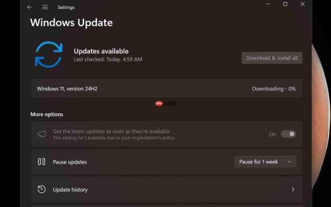 微软修复两项 Bug，让更多 PC 可以升级 Win11 24H2
