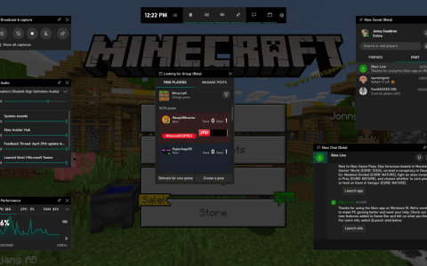 Win10系统新特性：Xbox支持显示实时帧数！
