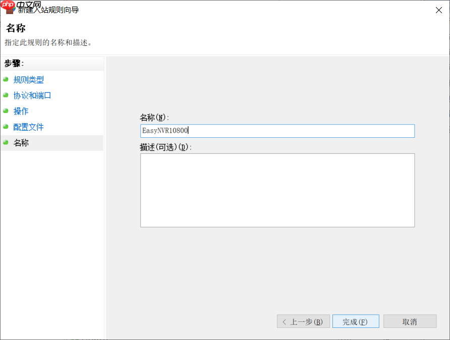 RTSP视频平台EasyNVR如何设置防火墙允许程序运行端口的访问?