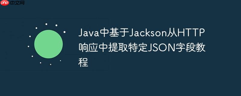 Java中基于Jackson从HTTP响应中提取特定JSON字段教程