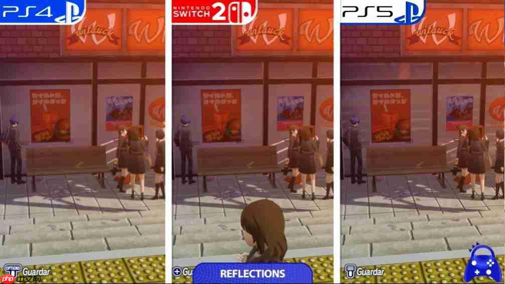 与PS4版表现相同! 《P3R》switch2版与PS版对比
