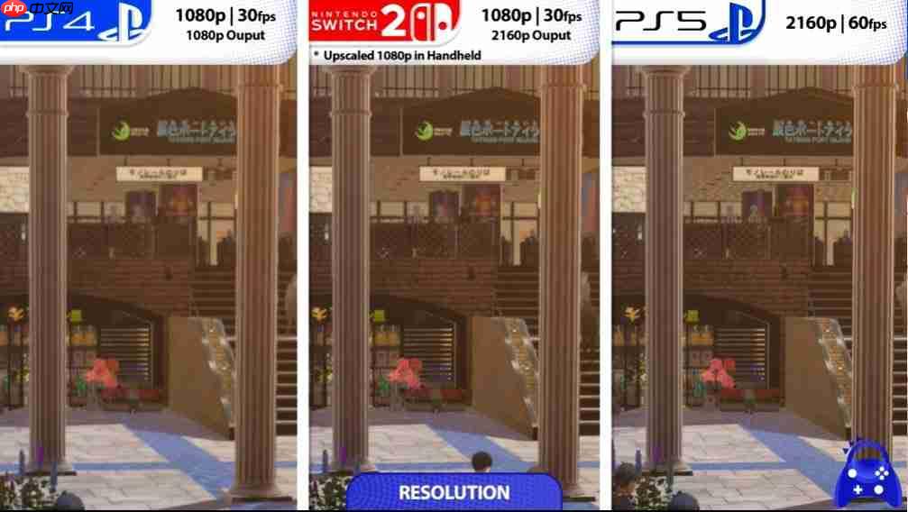 与PS4版表现相同! 《P3R》switch2版与PS版对比