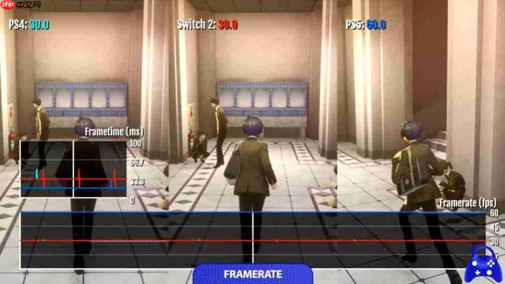 与PS4版表现相同! 《P3R》switch2版与PS版对比