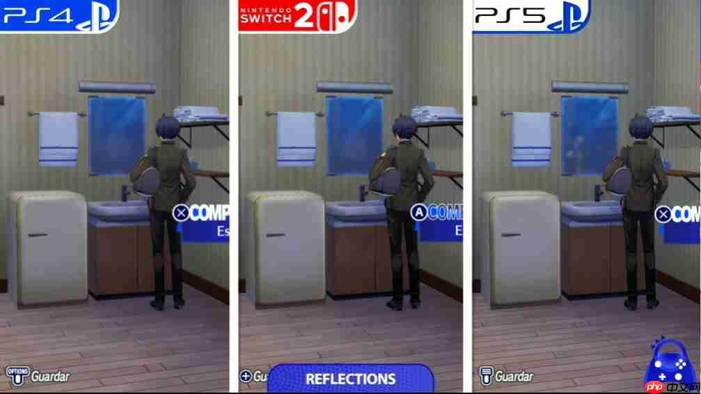 与PS4版表现相同! 《P3R》switch2版与PS版对比