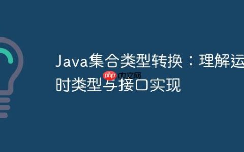 Java集合类型转换：理解运行时类型与接口实现