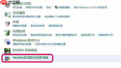 Win10没有Realtek高清晰音频管理器怎么办?