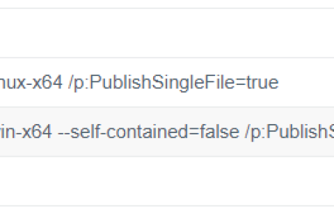 .NET5.0 单文件发布打包操作深度剖析